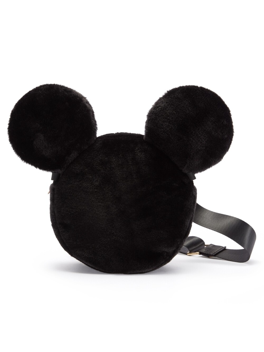 Mickey Mouse Faux Fur Round Crossbody Bag